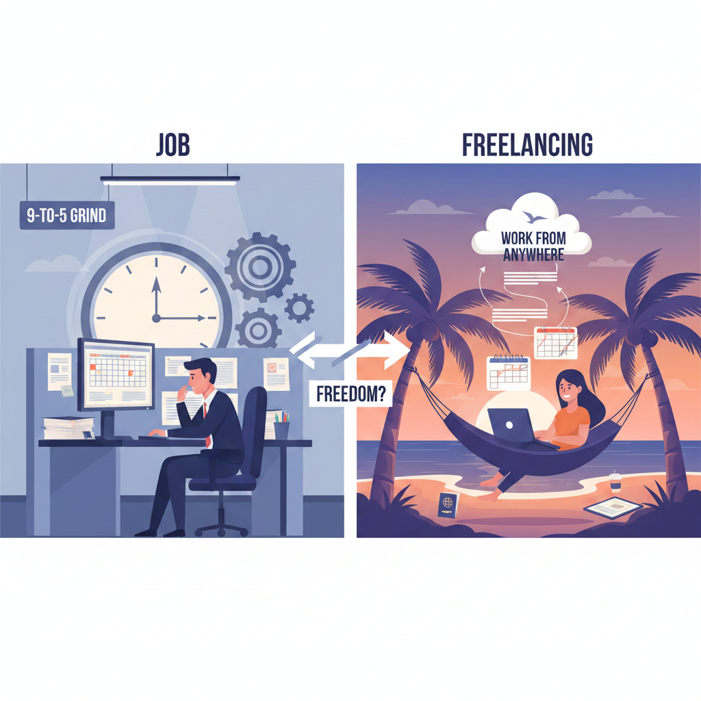 Freelancing vs Job: कौन है Best? मेरा Personal Experience